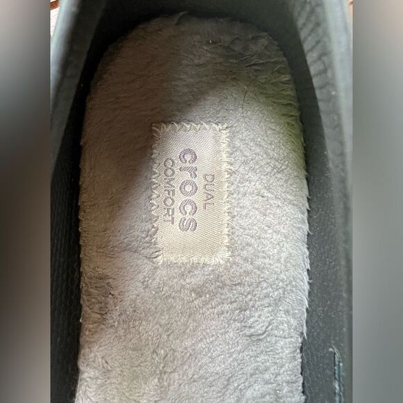 CROCS Dual Comfort Flat Women’s Black Size 9 - Picture 10 of 11